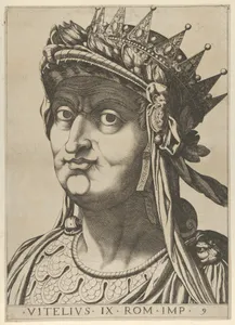 Plate 9: Aulus Vitellius with his head turned slightly to the left, from "The Twelve Caesars"