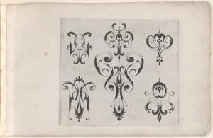 Plate from the Print Series 'Grateske voer golt smeden Schrijnwerkers Ende andere des nodich hebbende'