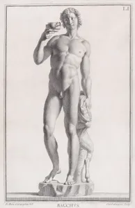 Plate LI (51): Bacchus, from "Museum Florentinum" (Statuae antiquae dorum et virorum illustrium)