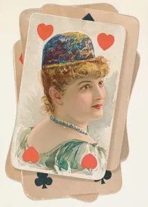 Playing Cards, from the Novelties series (N122) issued by Gail & Ax Tobacco to promote Navy Long Cut
