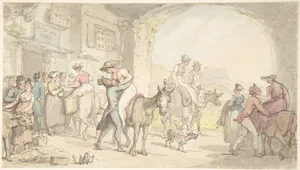 Pleasure of a Poste aux Anes, from Sentimental Travels