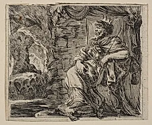 Pluto, from 'Game of Mythology' (Jeu de la Mythologie) by Stefano della Bella|Jean Desmarets de Saint-Sorlin|Henri Le Gras|Louis XIV, King of France|Cardinal Jules Mazarin