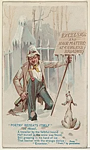 Poetry Repeats Itself, from the Snapshots from "Puck" series (N128) issued by Duke Sons & Co. to promote Honest Long Cut Tobacco by Knapp & Company|W. Duke, Sons & Co.