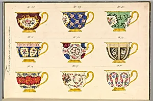Porcelain Designs by Anonymous, French, 19th century