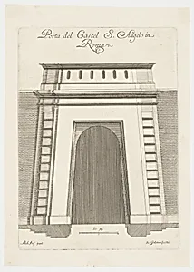 Porta del Castel S. Angelo in Roma