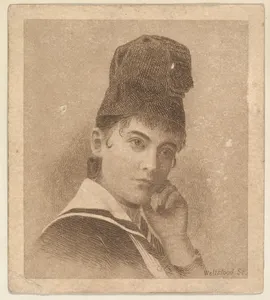 Portrait, from the Women's Portraits series (N198) issued by Wm. S. Kimball & Co.