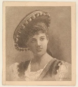Portrait, from the Women's Portraits series (N198) issued by Wm. S. Kimball & Co.