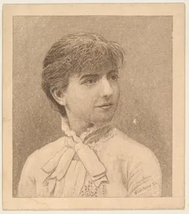 Portrait, from the Women's Portraits series (N198) issued by Wm. S. Kimball & Co.