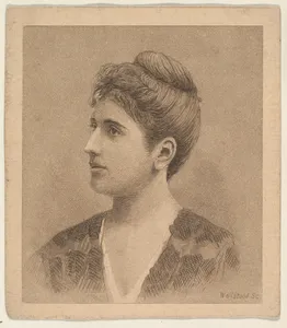 Portrait, from the Women's Portraits series (N198) issued by Wm. S. Kimball & Co.