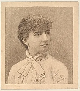 Portrait, from the Women's Portraits series (N198) issued by Wm. S. Kimball & Co. by William S. Kimball & Company|William Wellstood