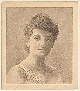 Portrait, from the Women's Portraits series (N198) issued by Wm. S. Kimball & Co. by William S. Kimball & Company|William Wellstood