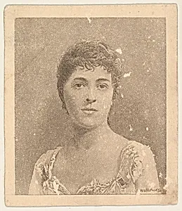 Portrait, from the Women's Portraits series (N198) issued by Wm. S. Kimball & Co. by William S. Kimball & Company|William Wellstood