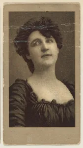 Portrait of a woman looking to the left, from the "Girls" series (T66), issued with Hunter Dog Cigarros by S. Monday & Sons