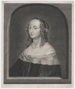 Portrait of a woman with a lace collar and a necklace, possibly Rubens' wife