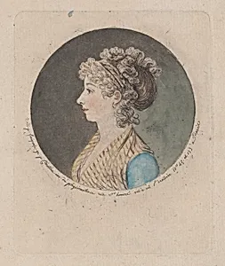 Portrait of an unknown lady, to left