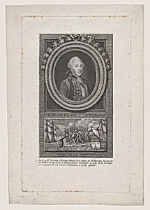Portrait of Charles Henri, Comte D'Estaing by Jacques Barbié