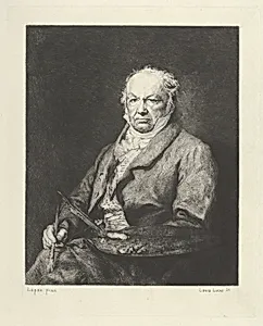 Portrait of Francisco Goya, from "The Portfolio" by Louis Lucas|Vicente López y Portaña|Goya (Francisco de Goya y Lucientes)