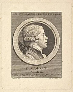 Portrait of François Dumont by Augustin de Saint-Aubin|Charles Nicolas Cochin II
