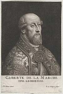 Portrait of Gisbert de la Marche, Bishop of Liège by Gisbert de la Marche, Bishop of Liège|Pierre van Schuppen|Peter Paul Rubens