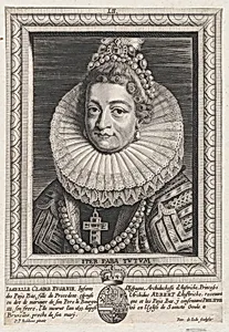 Portrait of Isabella Clara Eugenia, Infanta of Spain by Peter Paul Rubens|Pieter de Jode II|Infanta Isabella Clara Eugenia