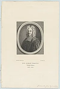 Portrait of Jean Alphonse Turrettini by Jean Michel Liotard|Robert Gardelle