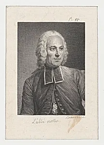 Portrait of Jean Antoine Nollet