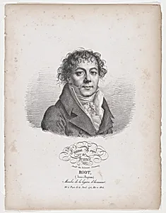 Portrait of Jean-Baptiste Biot