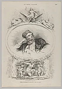 Portrait of Jean-Baptiste Carpeaux, from "Le Monde Illustré" by Etienne-Gabriel Bocourt|Jean-Baptiste Carpeaux|Anonymous, French, 19th century|Numa Blanc|Jean-Baptiste Carpeaux