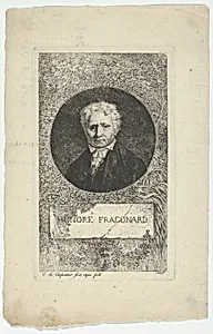 Portrait of Jean Honoré Fragonard by Charles Louis François Le Carpentier|Marguerite Gérard|Jean Honoré Fragonard