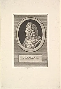 Portrait of Jean Racine by Augustin de Saint-Aubin|Jean Racine