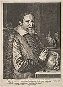 Portrait of Joannes Neyen, General of the Order of Franciscan Friars, Ambassador in Trier by Jan Muller|Michiel Jansz. van Mierevelt