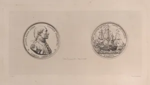 Portrait of John Paul Jones, after medal by Dupré