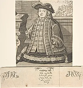 Portrait of Matthias Buchinger (1674-1739) by Anonymous