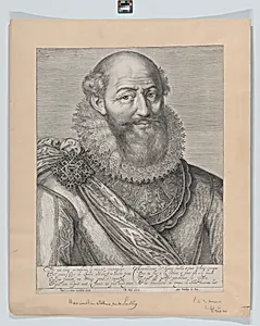 Portrait of Maximilien de Béthune, Duc de Sully by Elias van den Bosche|Jacob Matham|Paul de la Houve