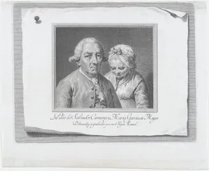 Portrait of Pedro de Salvador Carmona and his wife María García