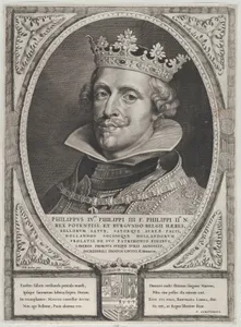 Portrait of Philip IV, King of Spain, from 'Counts and Countesses of Holland, Zeeland, and West-Frisia'