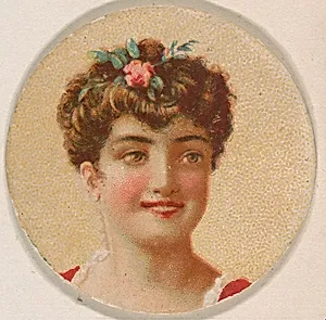 Portrait of woman, from the Novelties series (N228, Type 1) issued by Kinney Bros. by Kinney Brothers Tobacco Company