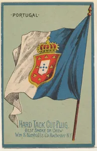 Portugal, from the National Flags series (N195) issued by Wm. S. Kimball & Co.