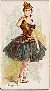 Portuguese Dancer, from the Dancing Women series (N186) issued by Wm. S. Kimball & Co. by William S. Kimball & Company