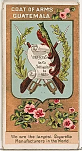President M. L. Barillas of Guatemala, from the Rulers, Flags, and Coats of Arms series (N126-2) issued by W. Duke, Sons & Co. by W. Duke, Sons & Co.