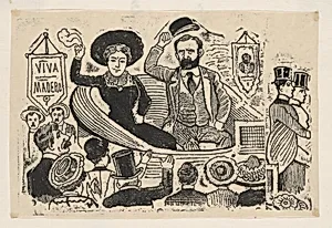 President Madero and his wife entering Mexico City