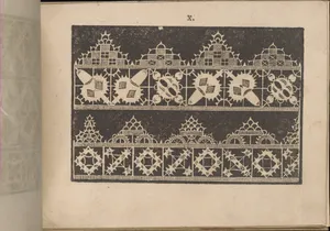 Prima Parte de' Fiori, e Disegni di varie sorti di Ricami Moderni, page 10 (recto)