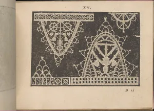 Prima Parte de' Fiori, e Disegni di varie sorti di Ricami Moderni, page 15 (recto)