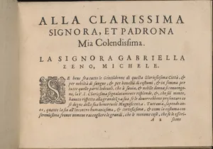Prima Parte de' Fiori, e Disegni di varie sorti di Ricami Moderni, page 2 (recto)