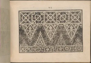 Prima Parte de' Fiori, e Disegni di varie sorti di Ricami Moderni, page 6 (recto)