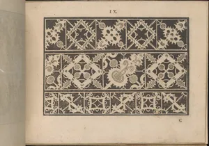 Prima Parte de' Fiori, e Disegni di varie sorti di Ricami Moderni, page 9 (recto)