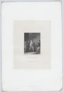 Prince Henry and Falstaff at the Boar's Head Tavern, Eastcheap (Shakespeare, King Henry the Fourth, Part I, Act 2, Scene 4)