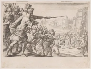 Prise de la Ville de Bone (Capture of the City of Bonne), from La Vie de Ferdinand Ier de Médicis série appelée aussi Les Batailles des Médicis (The Life of Ferdinand I de'Medici also called The Medici Battles)