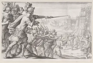 Prise de la Ville de Bone (Capture of the City of Bonne), from La Vie de Ferdinand Ier de Médicis série appelée aussi Les Batailles des Médicis (The Life of Ferdinand I de'Medici also called The Medici Battles)