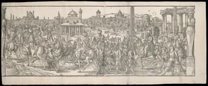 Procession of Sultan Süleyman through the Atmeidan from the frieze Ces Moeurs et fachons de faire de Turcz (Customs and Fashions of the Turks)